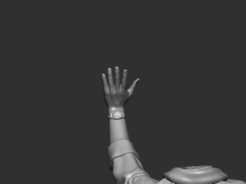 Male pose design 3D print model_10