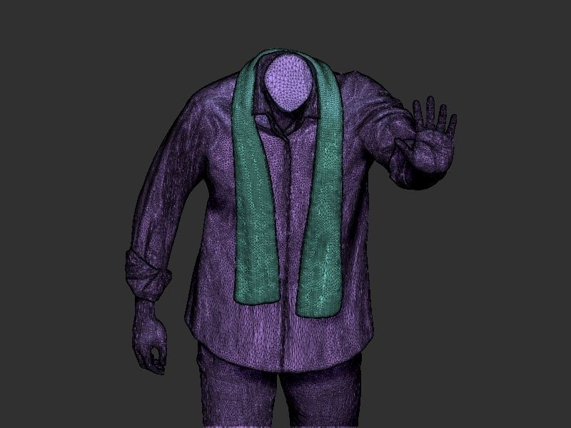 Male pose design 3D print model_18