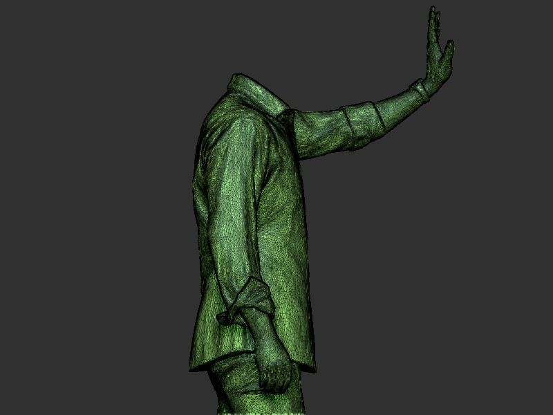 Male pose design 3D print model_13