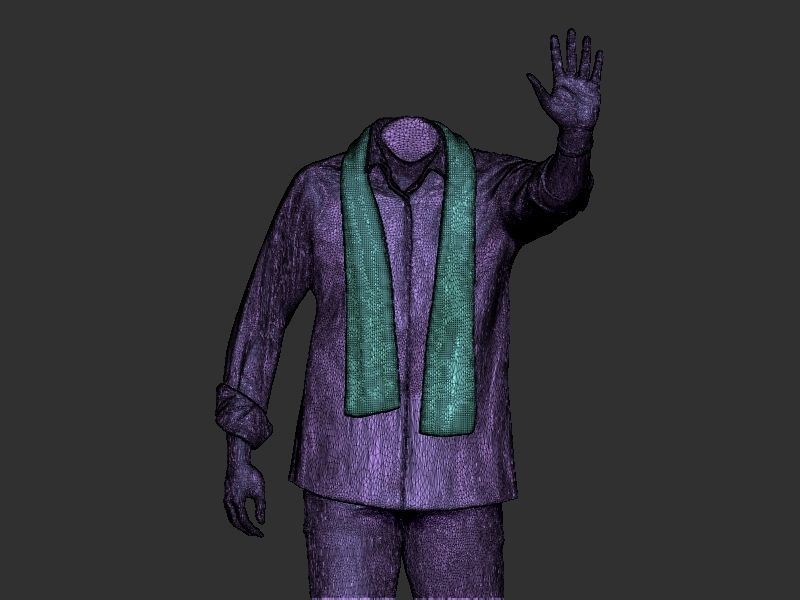 Male pose design 3D print model_16