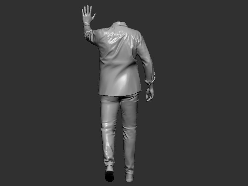 Male pose design 3D print model_2