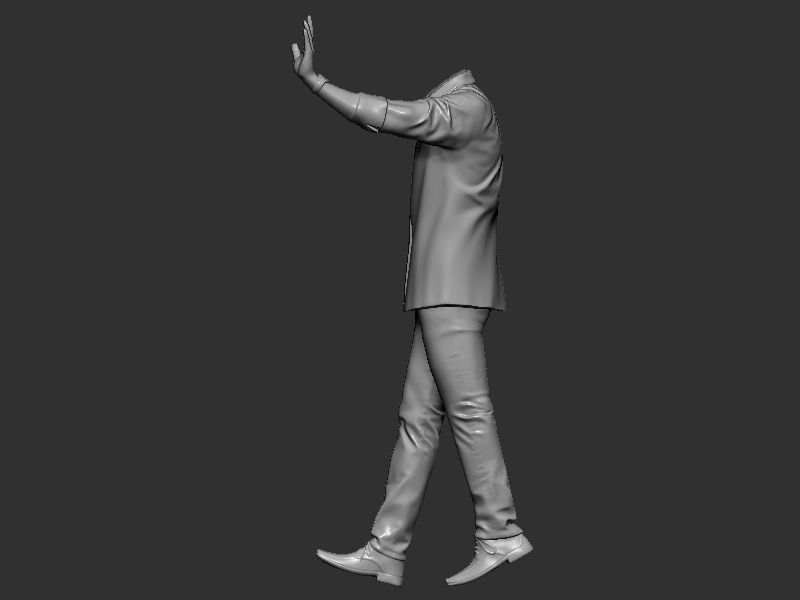 Male pose design 3D print model_3