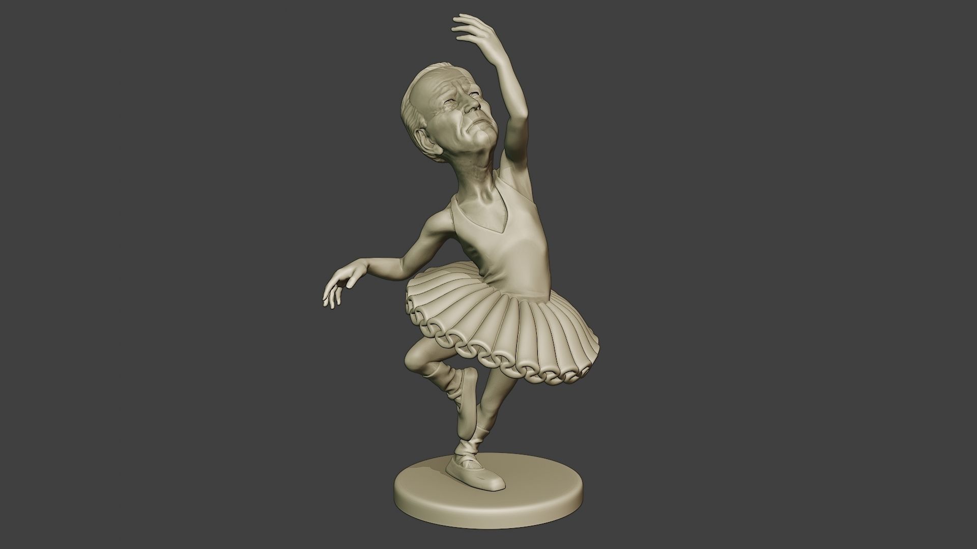 Joe Biden Ballet Meme 3D print model_1