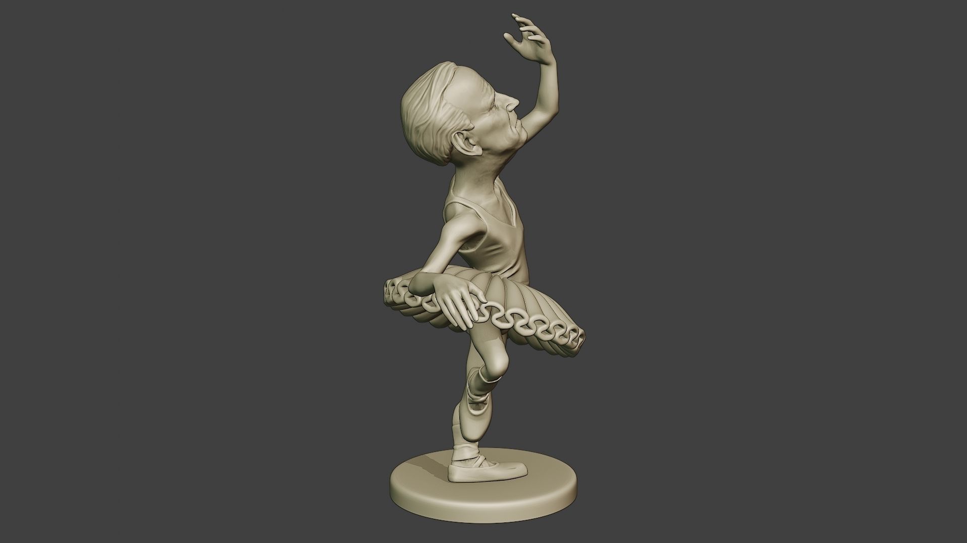Joe Biden Ballet Meme 3D print model_9