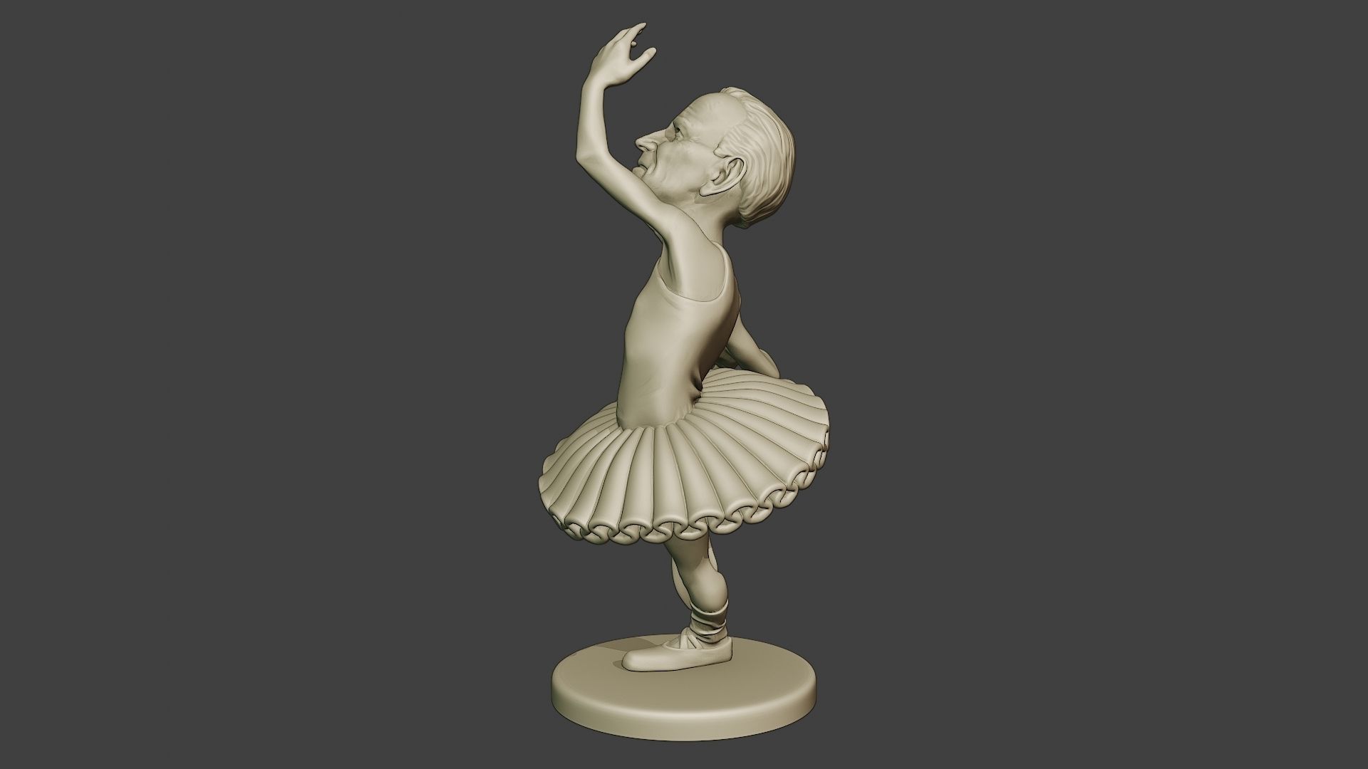 Joe Biden Ballet Meme 3D print model_4