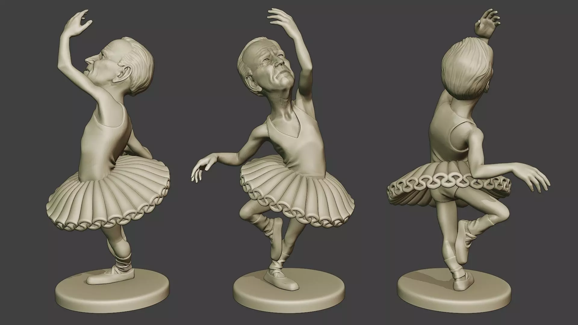 Joe Biden Ballet Meme 3D print model_0
