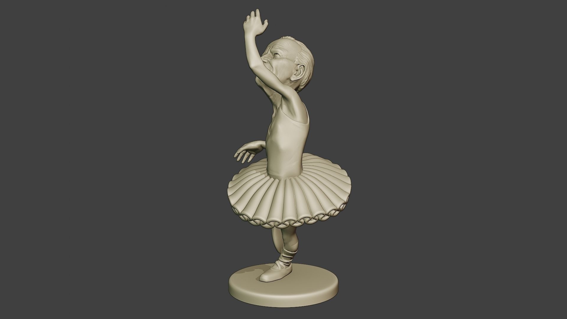 Joe Biden Ballet Meme 3D print model_3