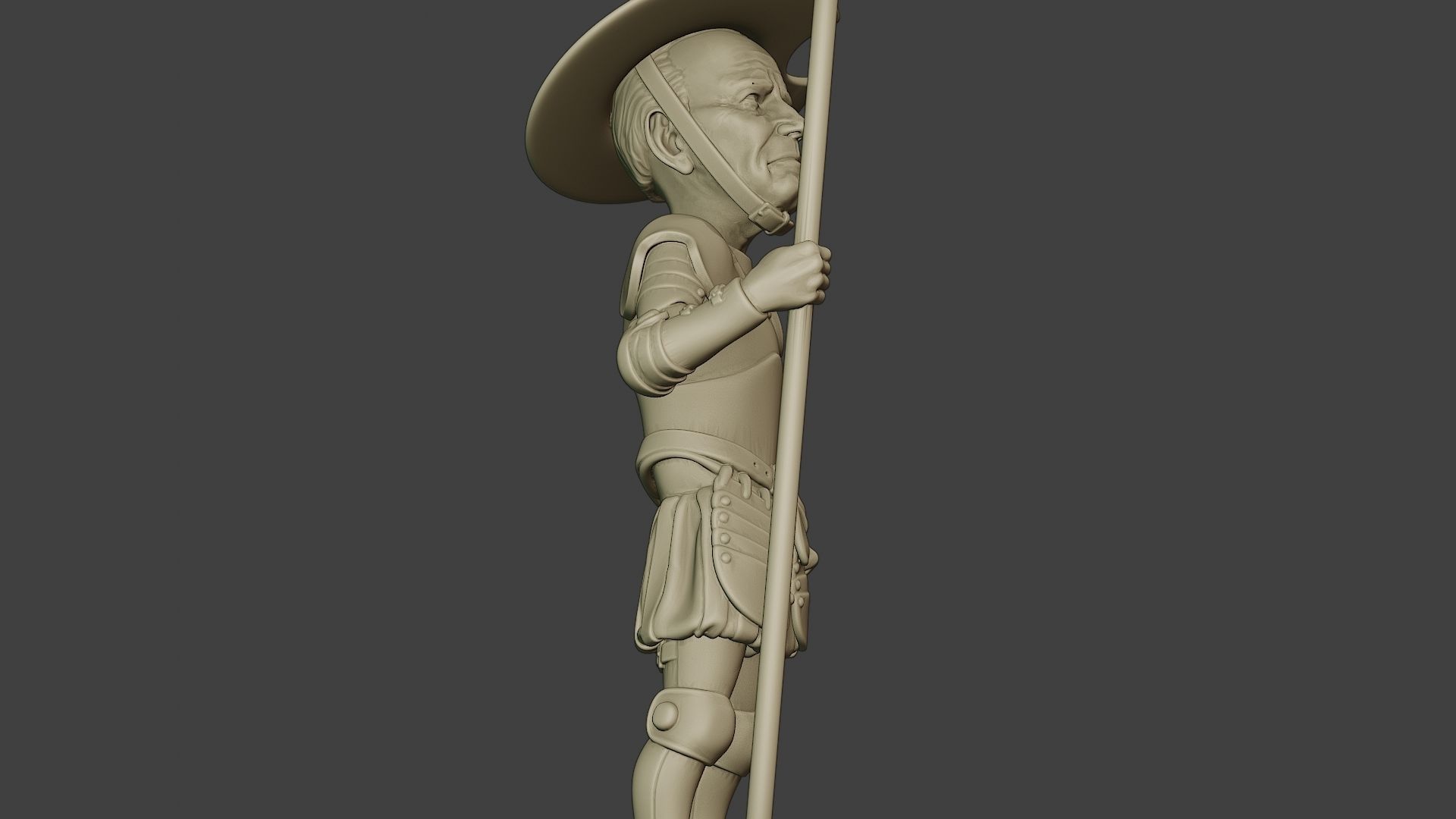 Joe Biden Quixote Meme 3D print model_29