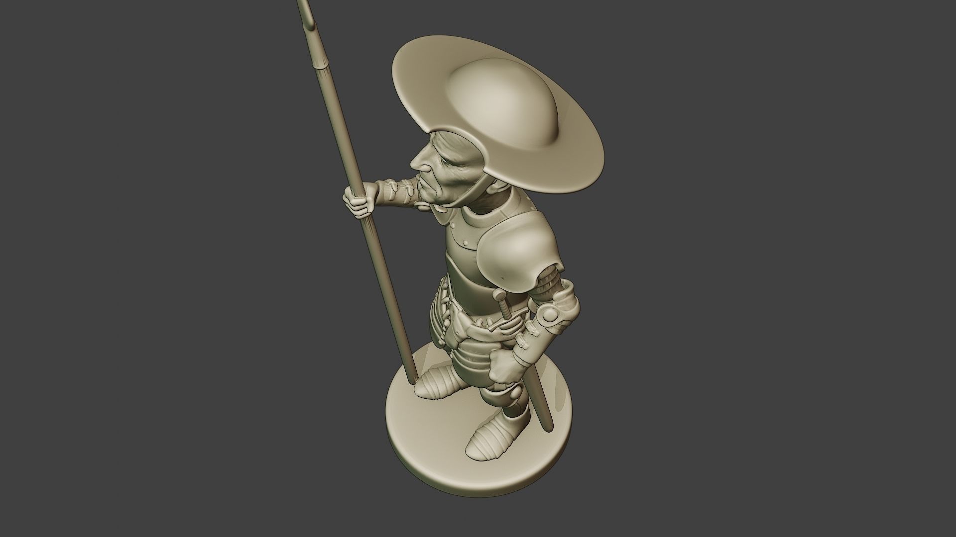 Joe Biden Quixote Meme 3D print model_15