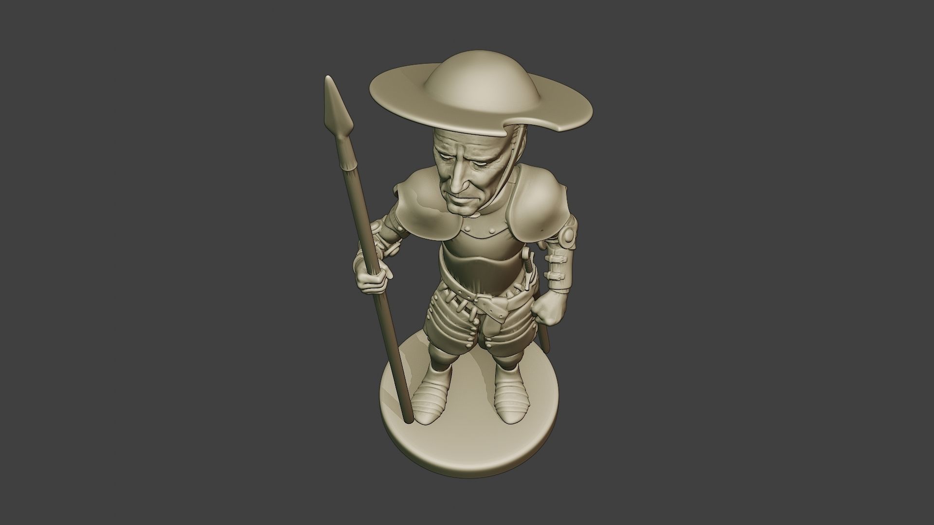 Joe Biden Quixote Meme 3D print model_14