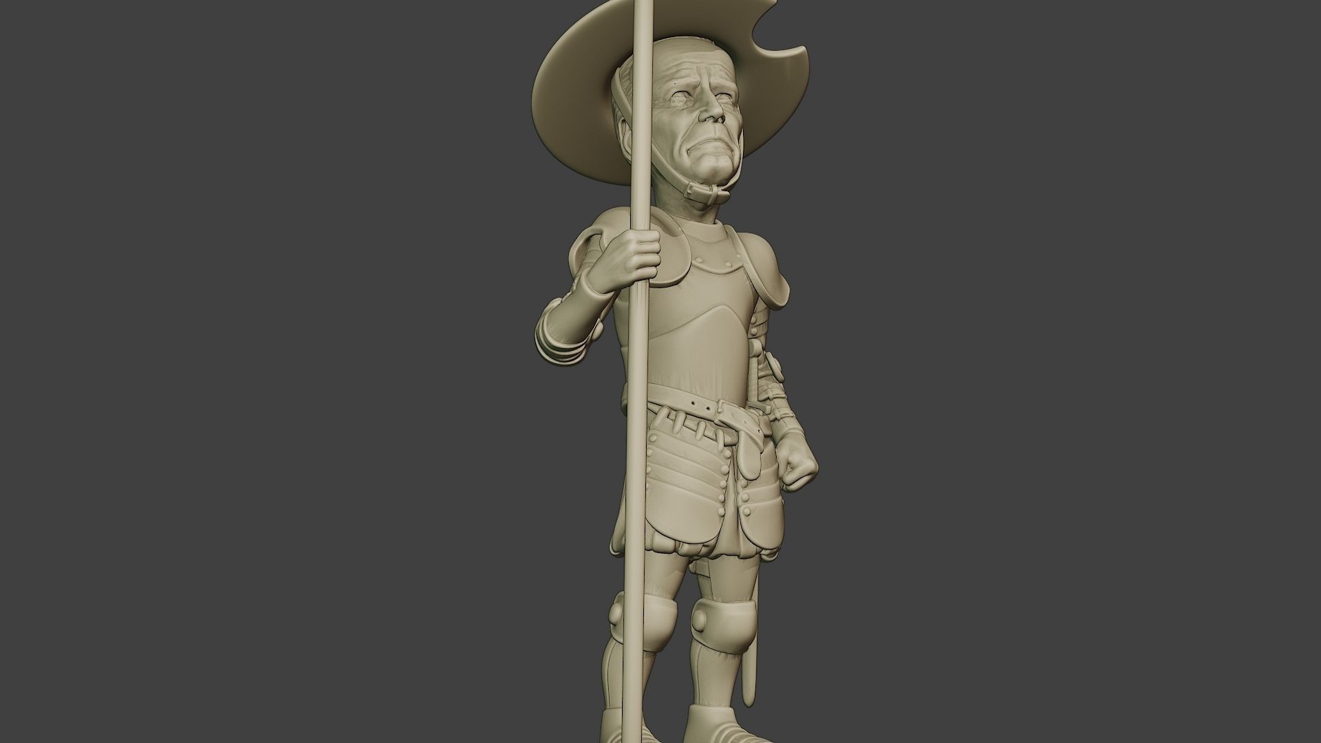 Joe Biden Quixote Meme 3D print model_13