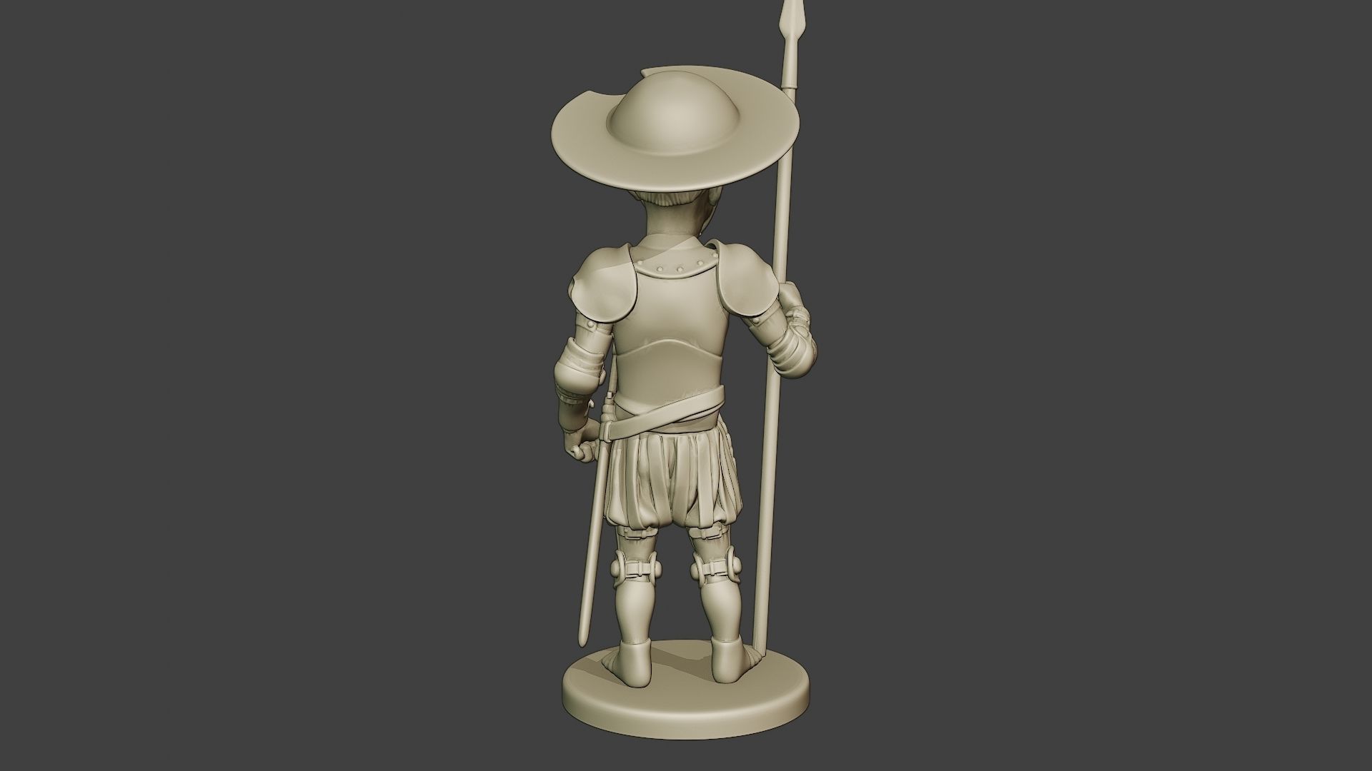 Joe Biden Quixote Meme 3D print model_6