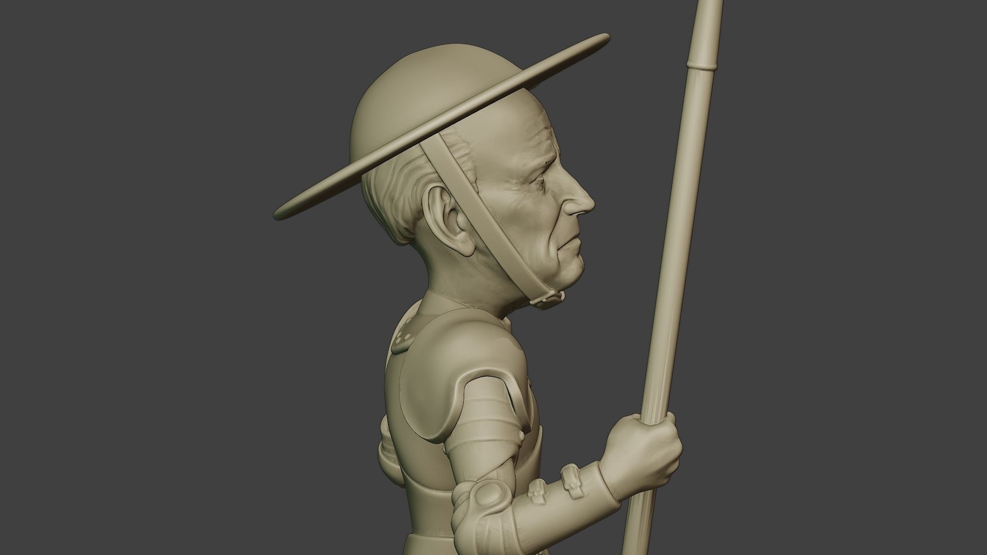 Joe Biden Quixote Meme 3D print model_20