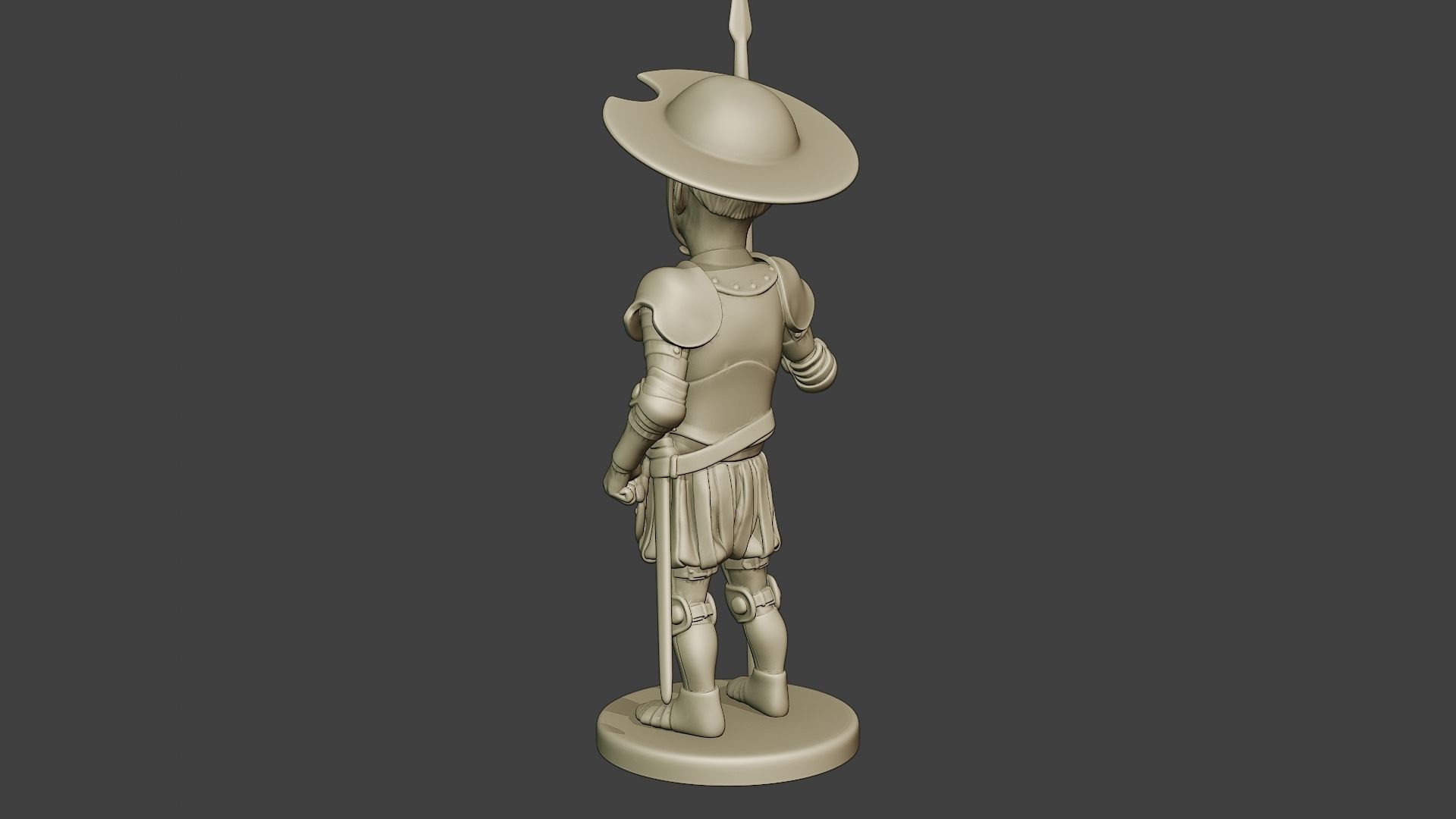 Joe Biden Quixote Meme 3D print model_5