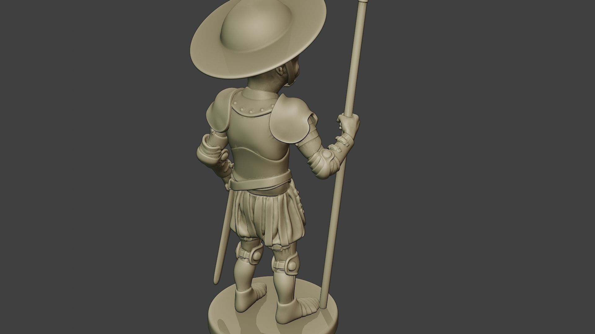 Joe Biden Quixote Meme 3D print model_24