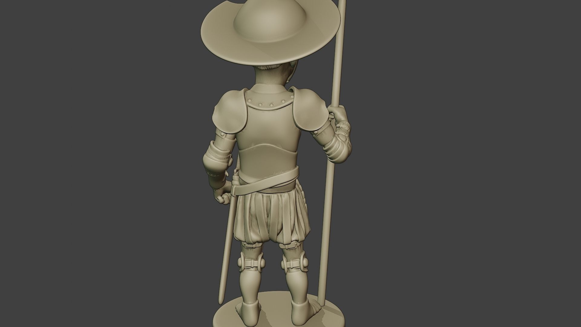 Joe Biden Quixote Meme 3D print model_25