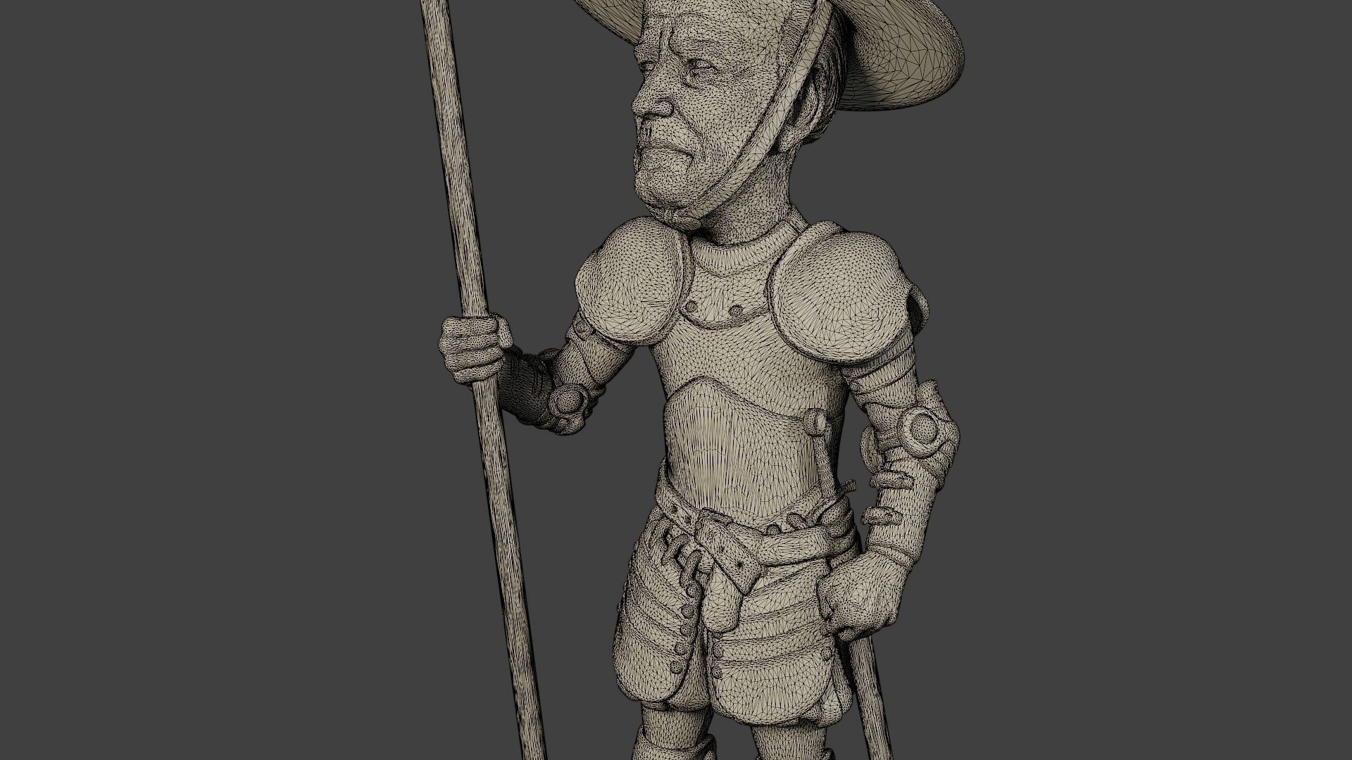 Joe Biden Quixote Meme 3D print model_12