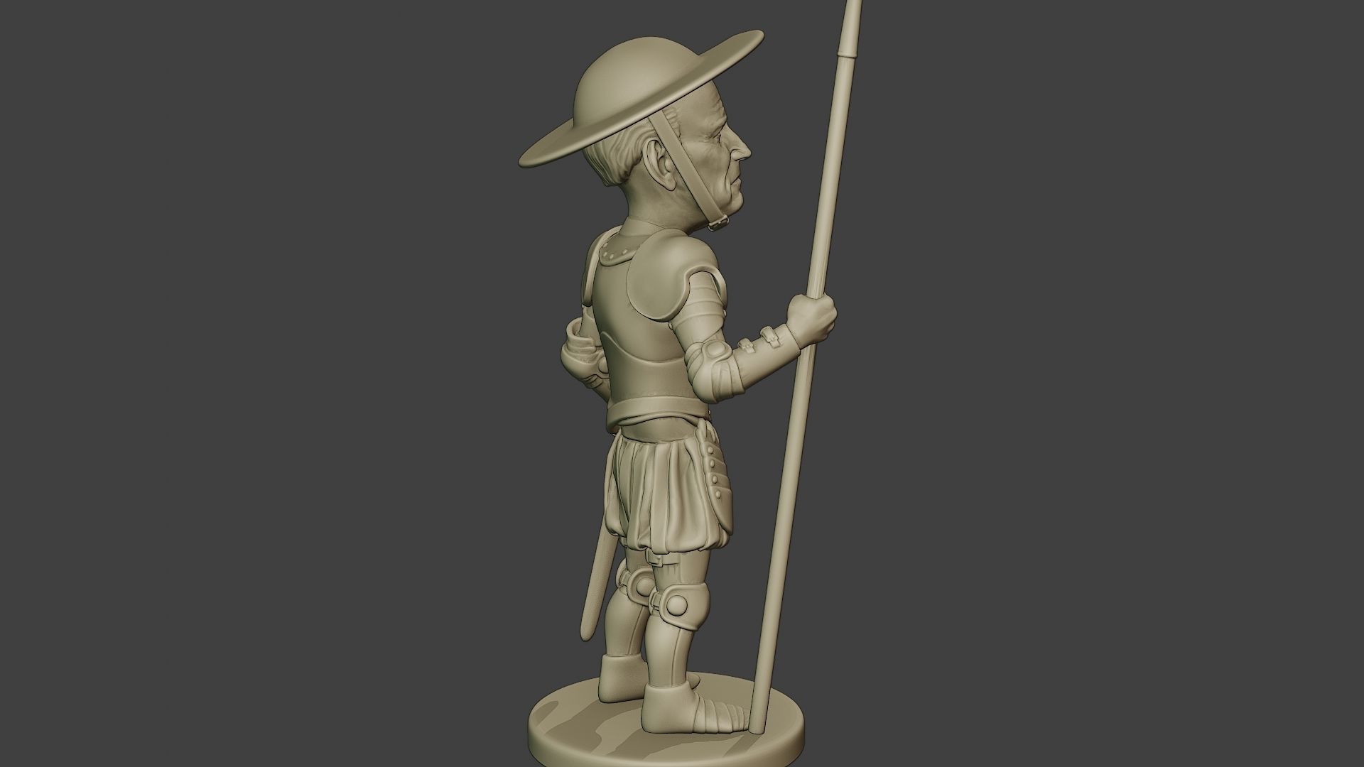 Joe Biden Quixote Meme 3D print model_31