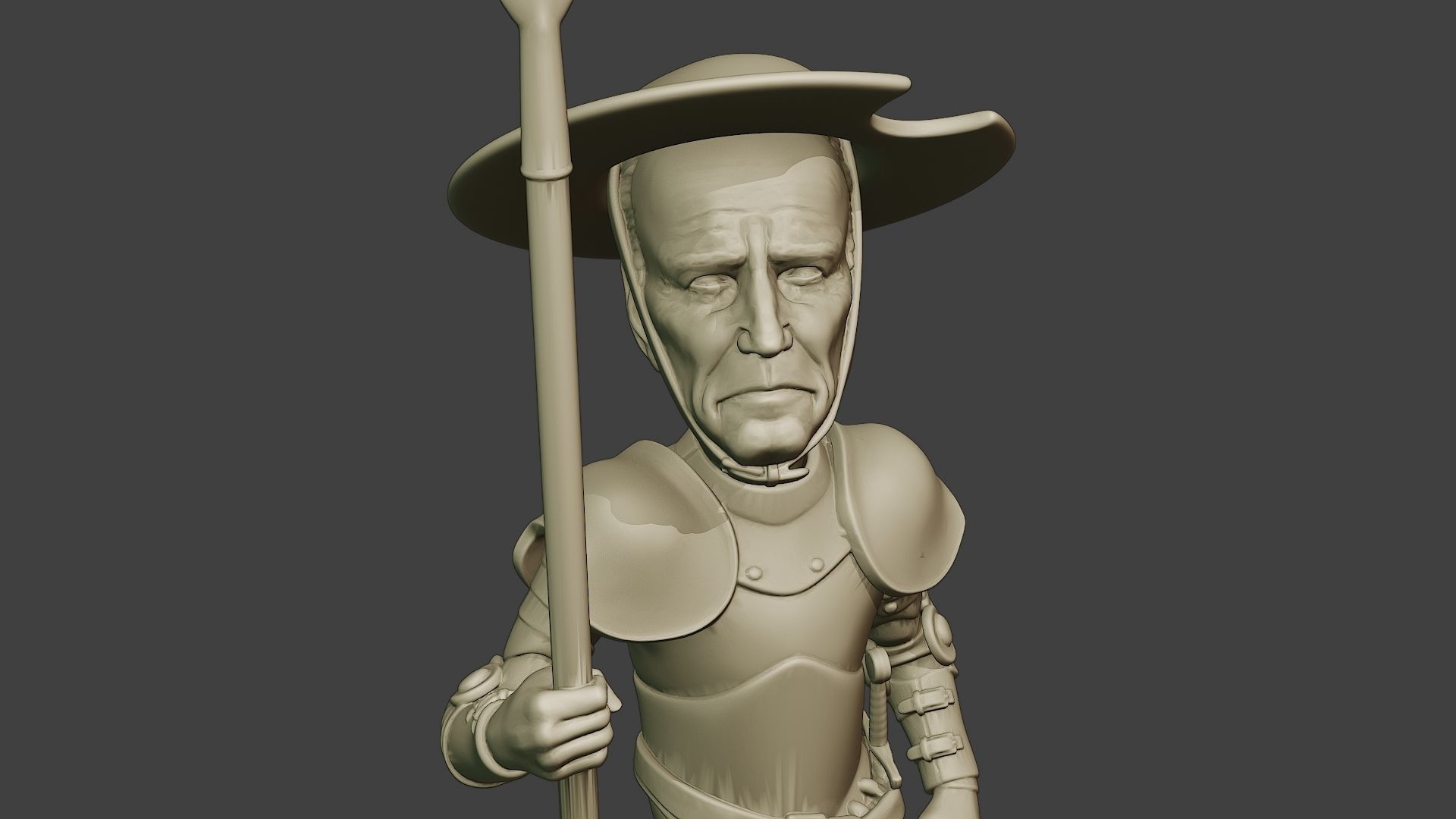 Joe Biden Quixote Meme 3D print model_19