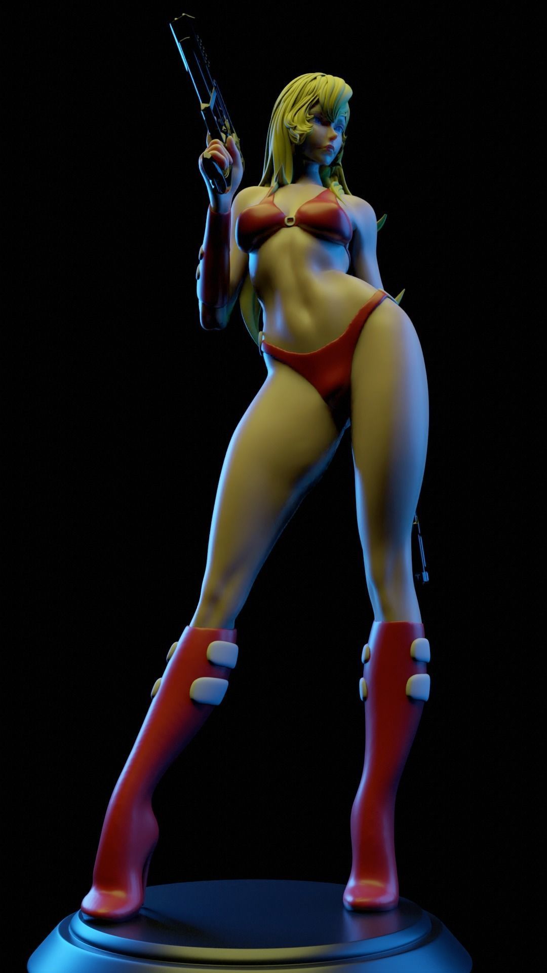 DOMINIQUE ROYAL SPACE ADVENTURE COBRA FAN ART 3D print model_1