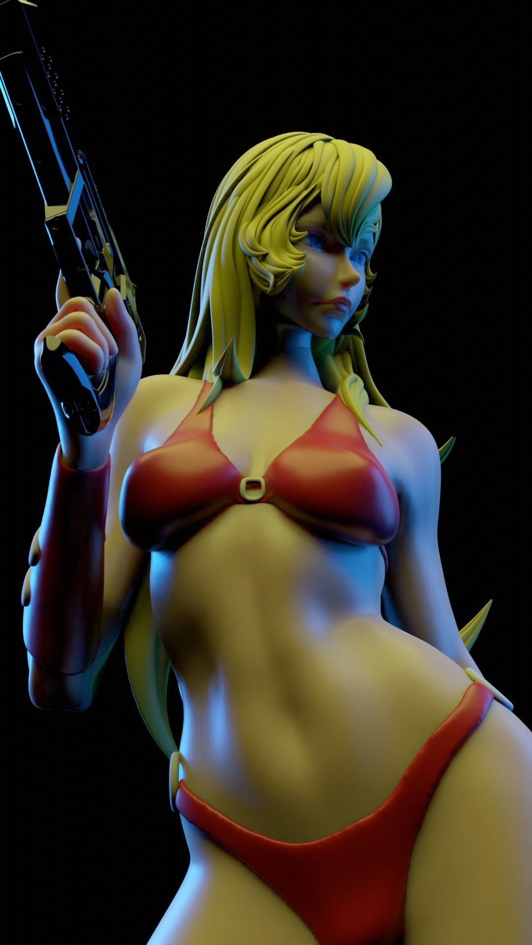 DOMINIQUE ROYAL SPACE ADVENTURE COBRA FAN ART 3D print model_5