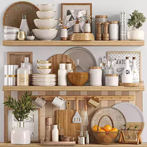 kitchen accessories 004 3D model