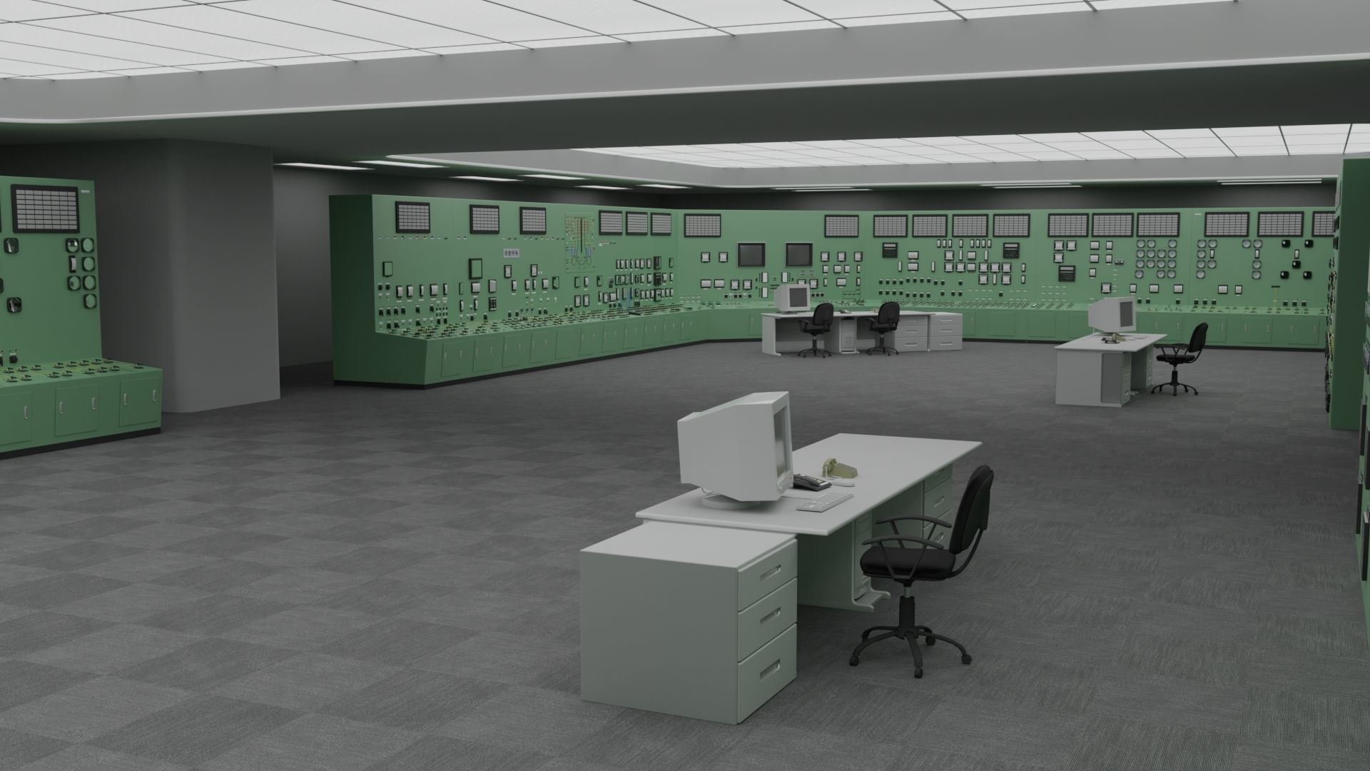 Fukushima Daiichi nuclear power plant 3D model_3