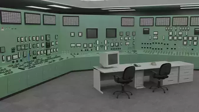 Fukushima Daiichi nuclear power plant 3D model