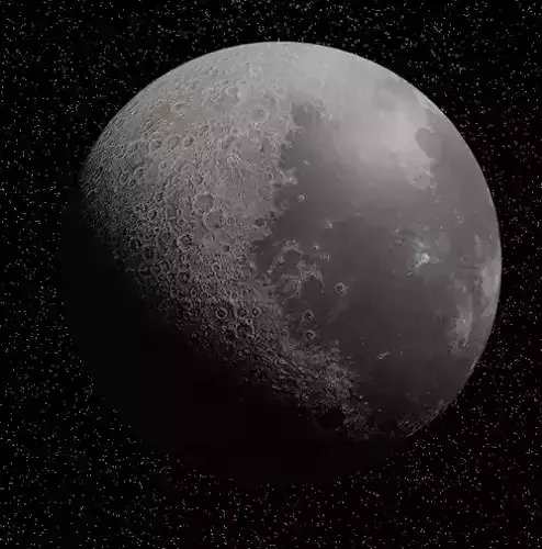 The Moon Low-poly 3D model
