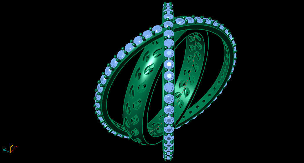 Ornamental Ring 3D print model_3