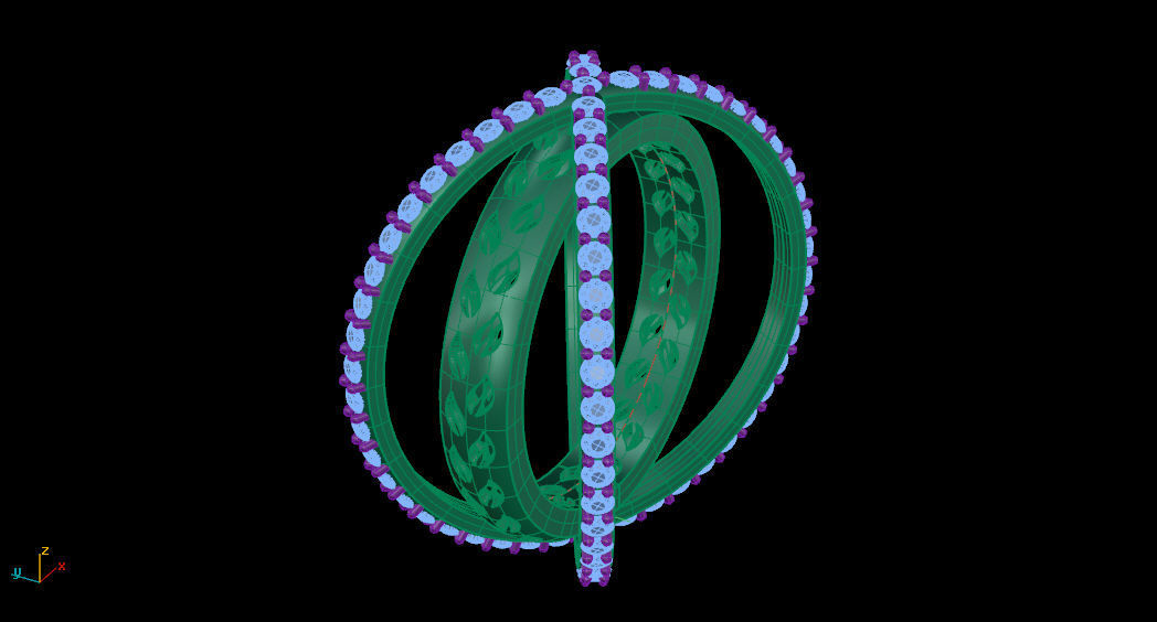 Ornamental Ring 3D print model_14