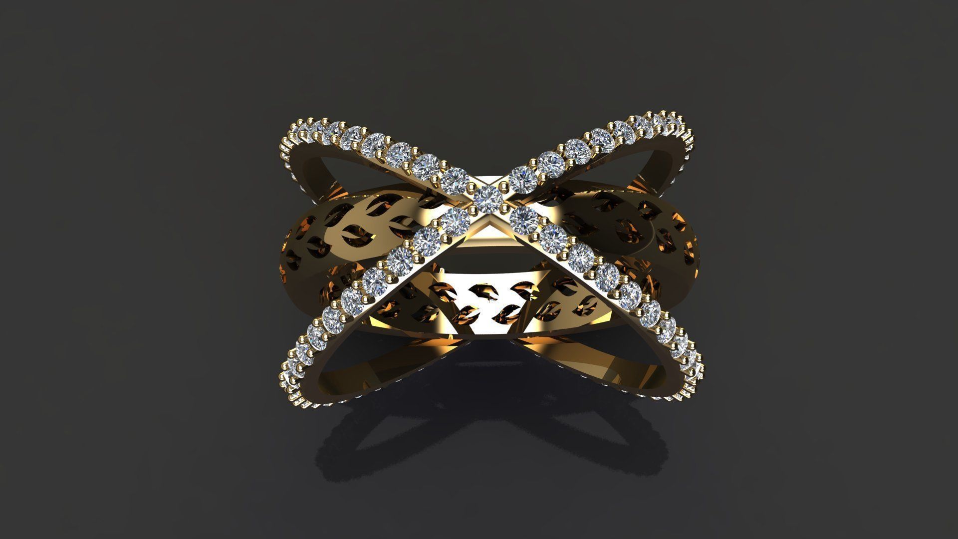 Ornamental Ring 3D print model_2