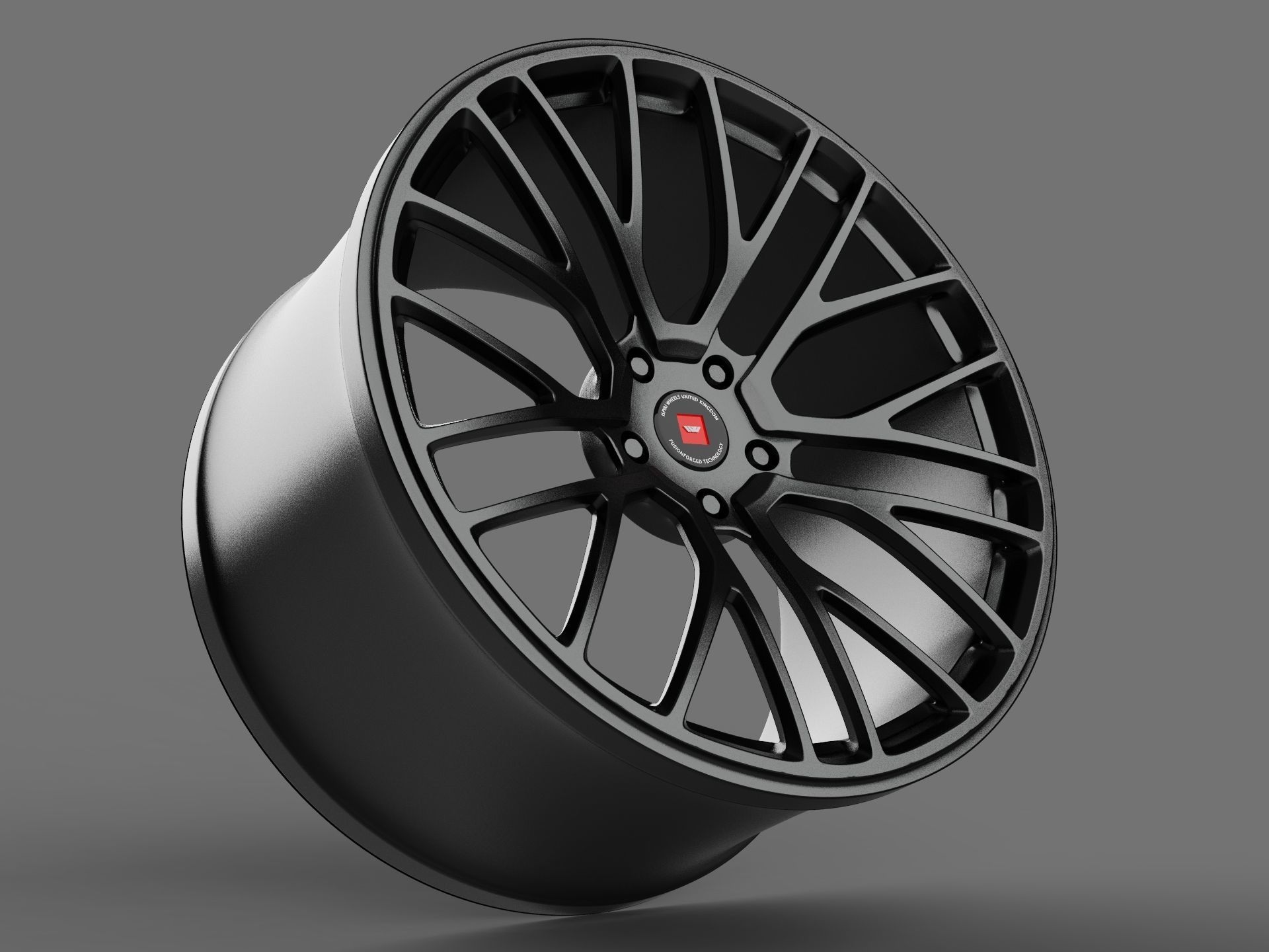 ISPIRI FFP1 WHEEL RIM 3D MODEL AR VR LOW AND HIGH POLY 3D print model_2