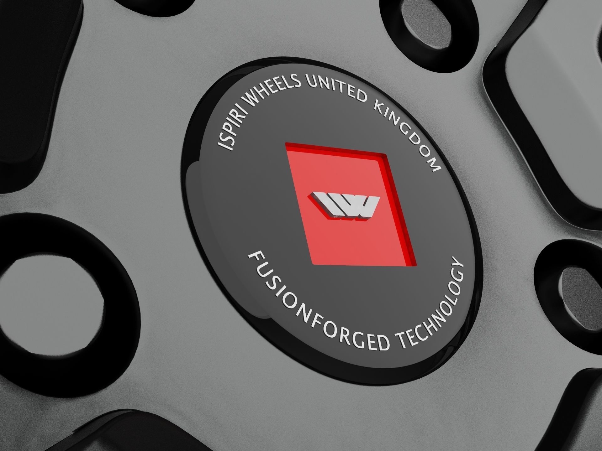 ISPIRI FFP1 WHEEL RIM 3D MODEL AR VR LOW AND HIGH POLY 3D print model_4