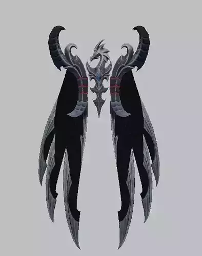 Black dragon cape