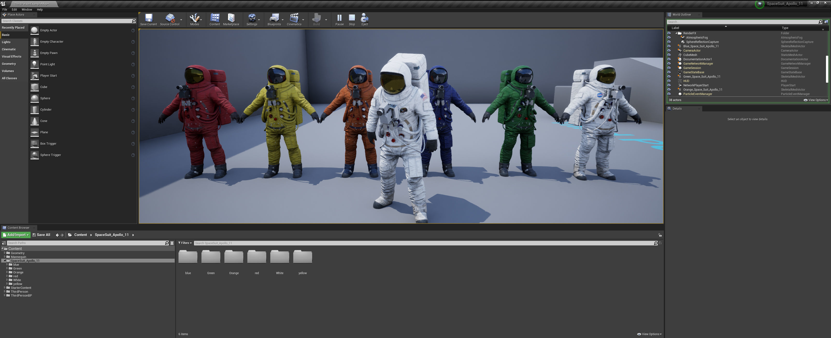 CS03 Space Suit FULL VERSION Low-poly 3D model_22
