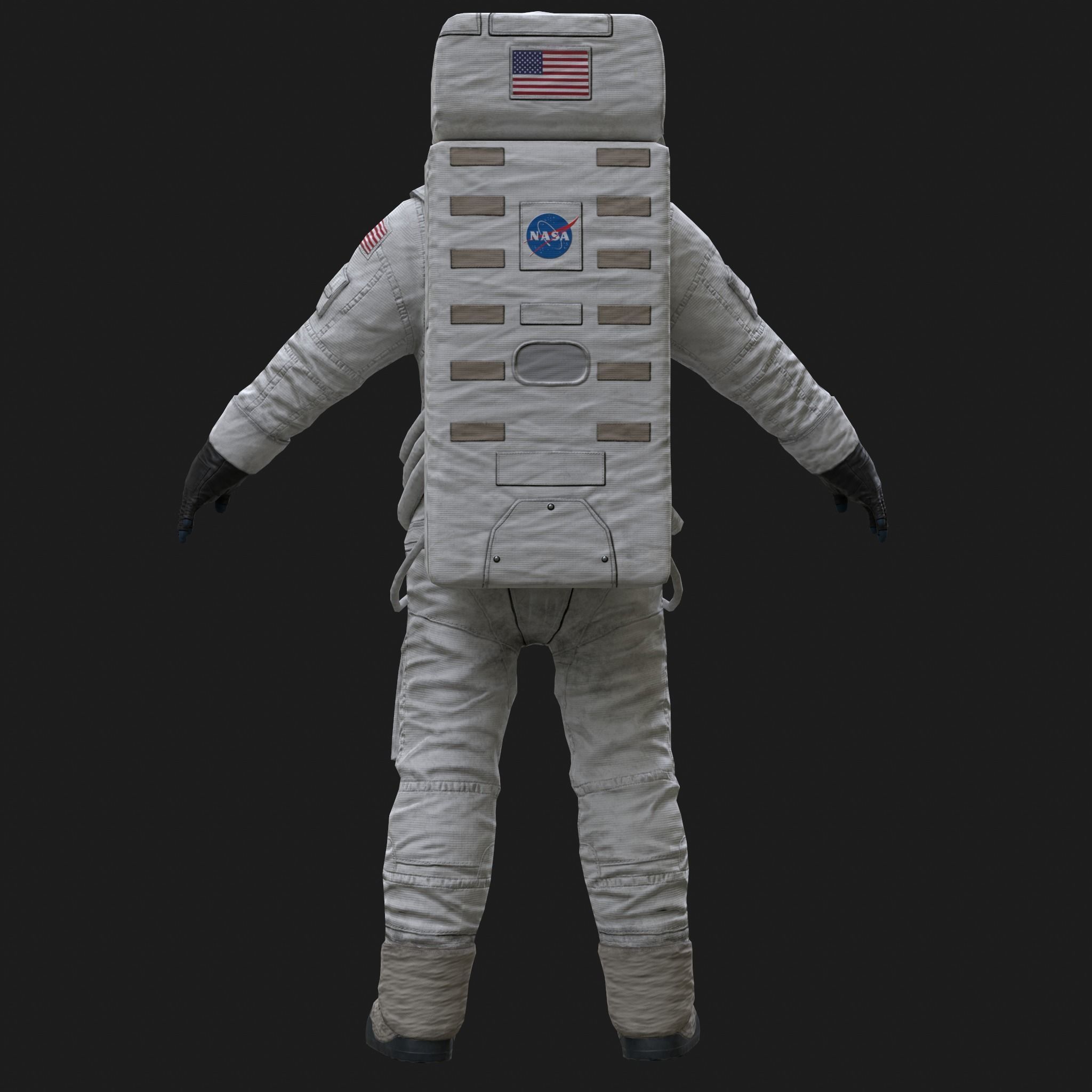 CS03 Space Suit FULL VERSION Low-poly 3D model_11
