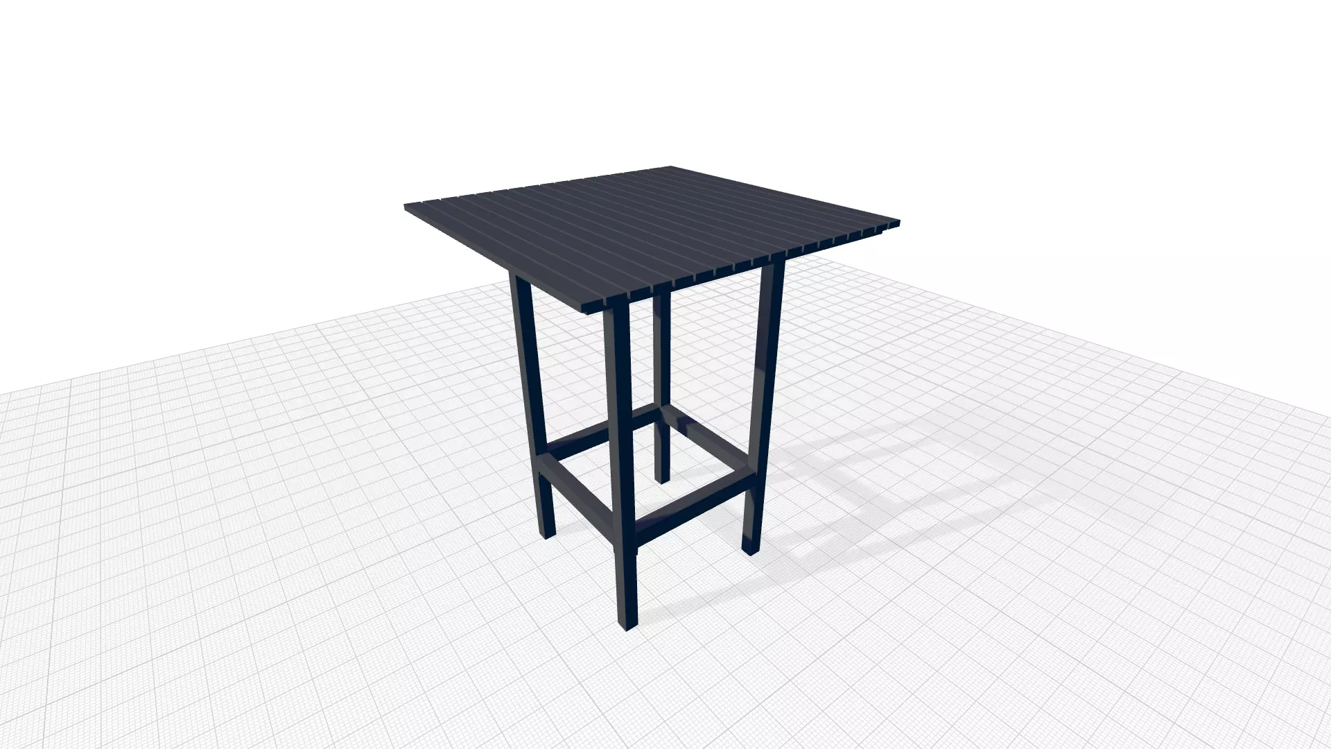 Marina Bar Table 3D model_0