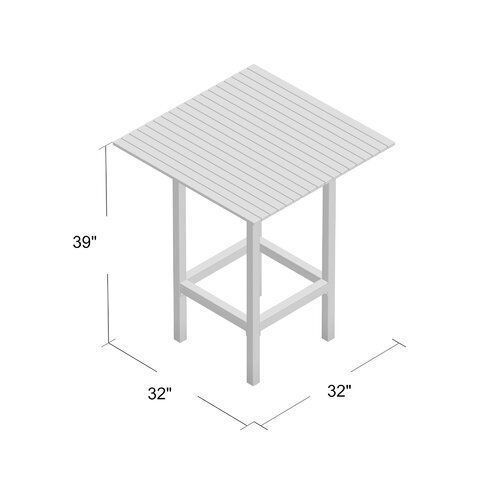 Marina Bar Table 3D model_4