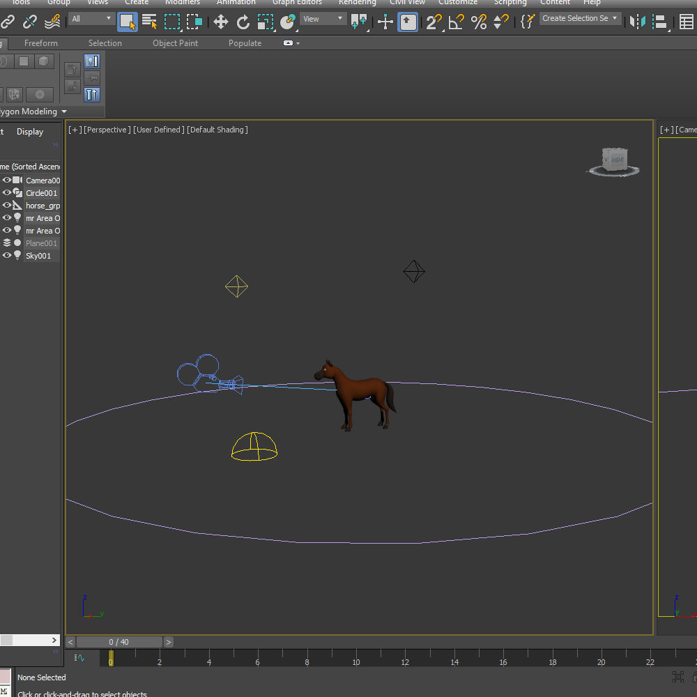 Horse Cartoon 02 3D model_15