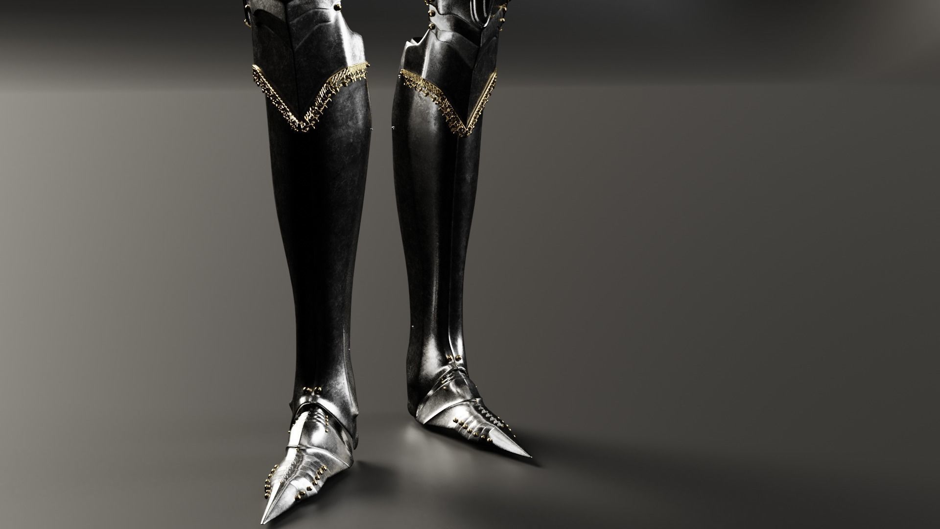 Highly Detailed Gothic Armor 3D model_17