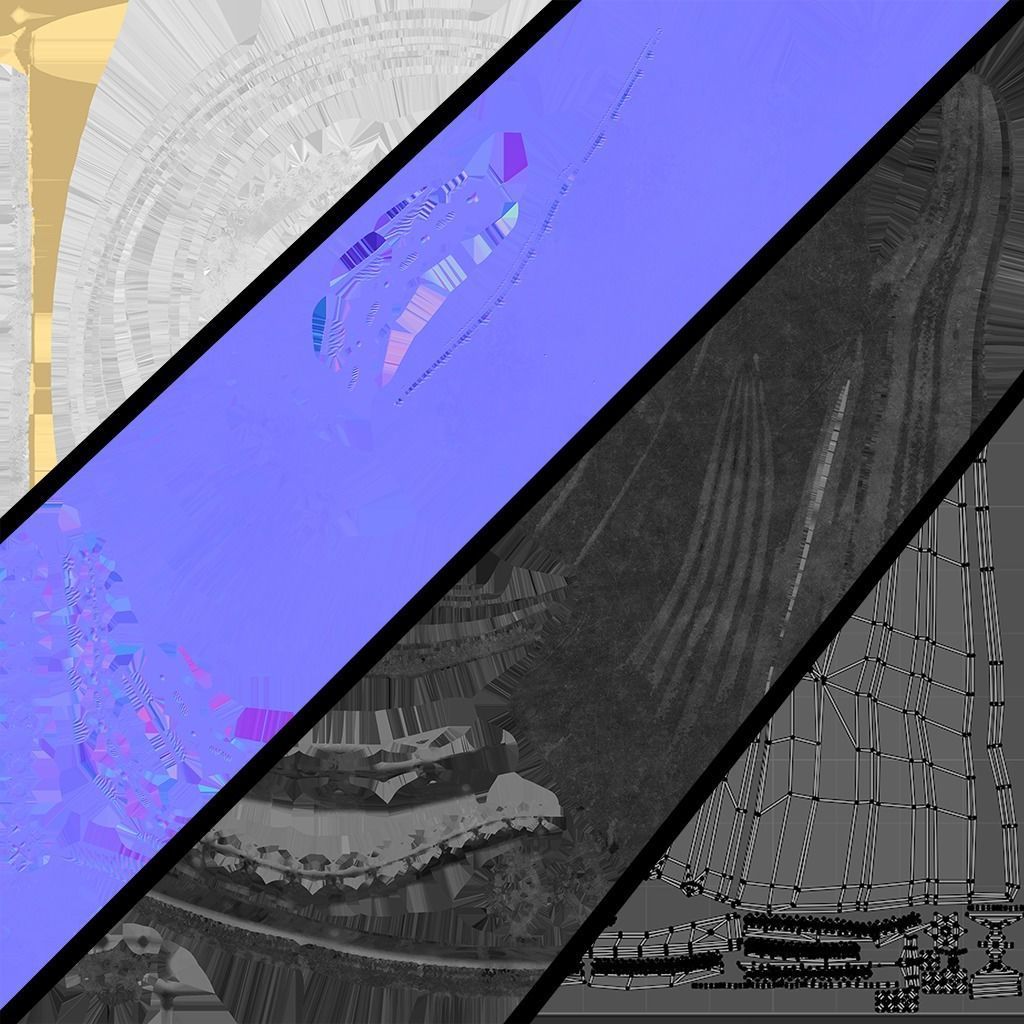 Highly Detailed Gothic Armor 3D model_21