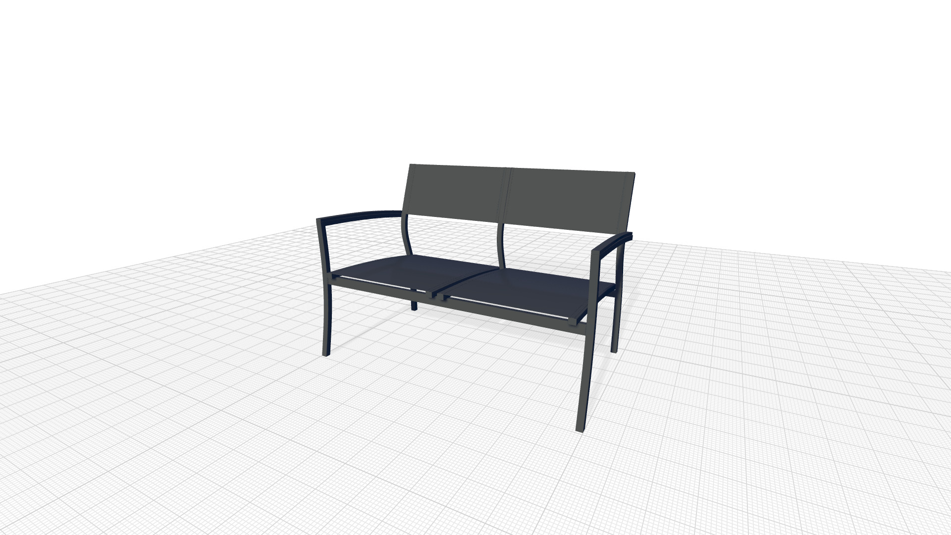 Marina Loveseat 3D model_4
