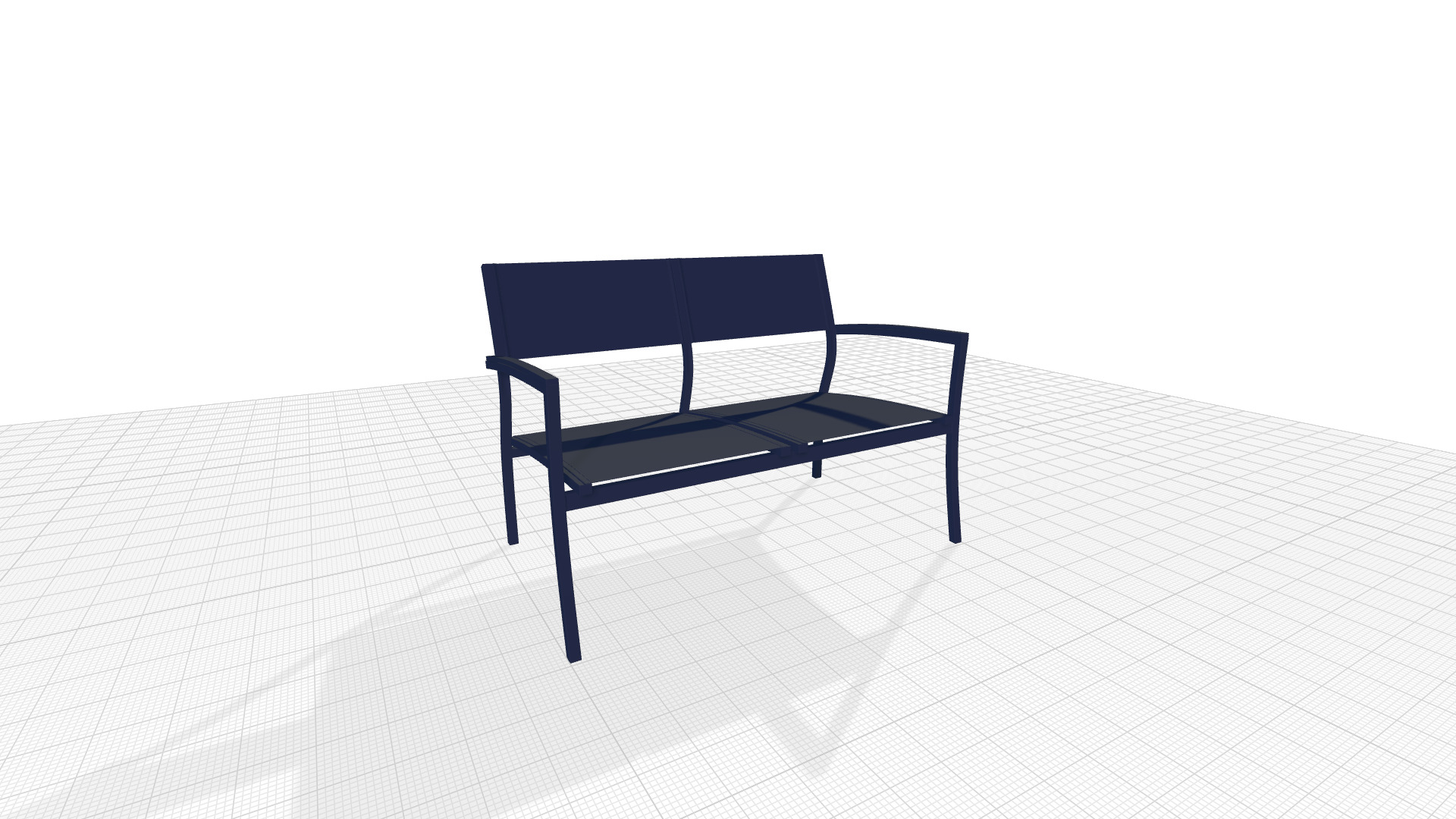 Marina Loveseat 3D model_3