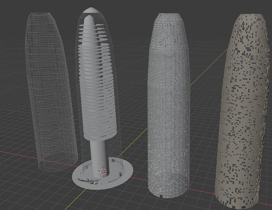 Glories Tower 3D model_8