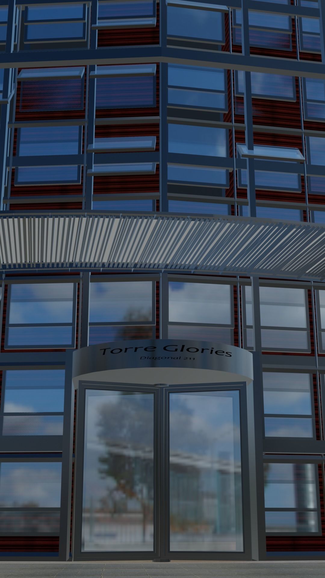 Glories Tower 3D model_4