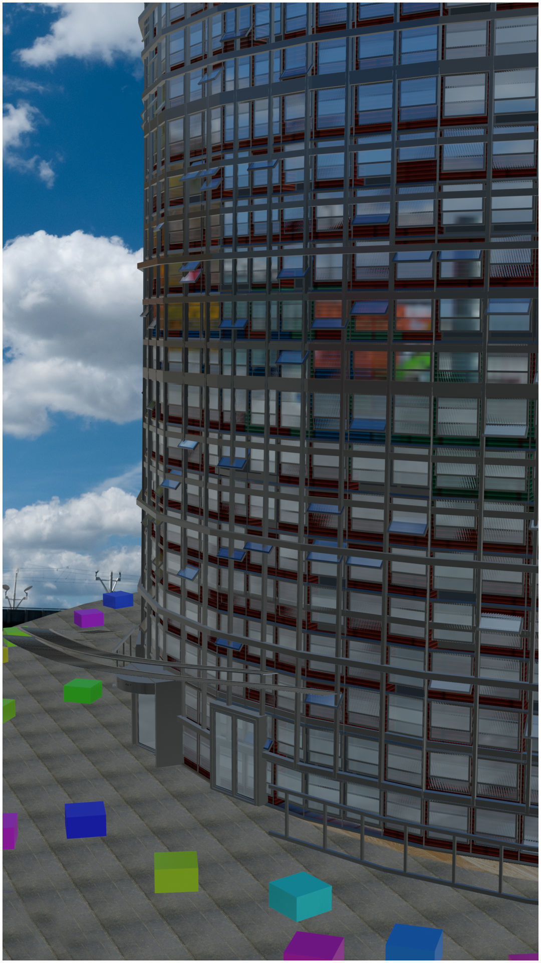 Glories Tower 3D model_5