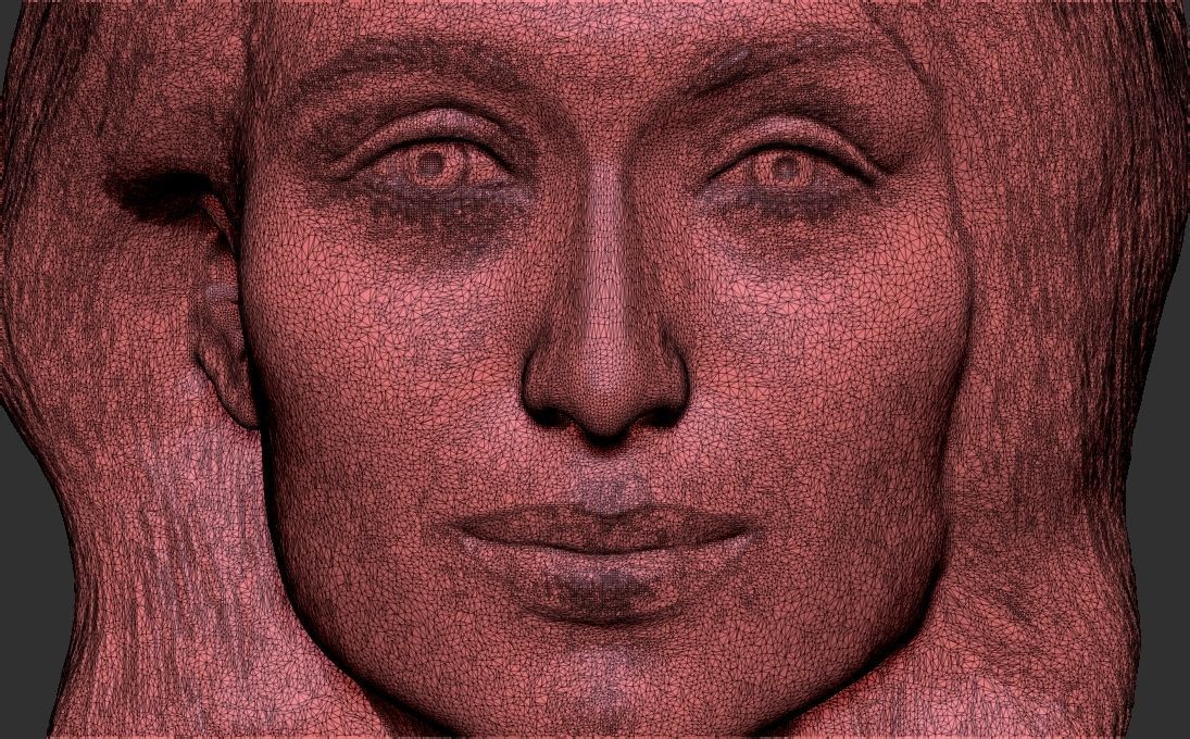 Paris Hilton bust 3D printing ready stl obj formats 3D print model_26