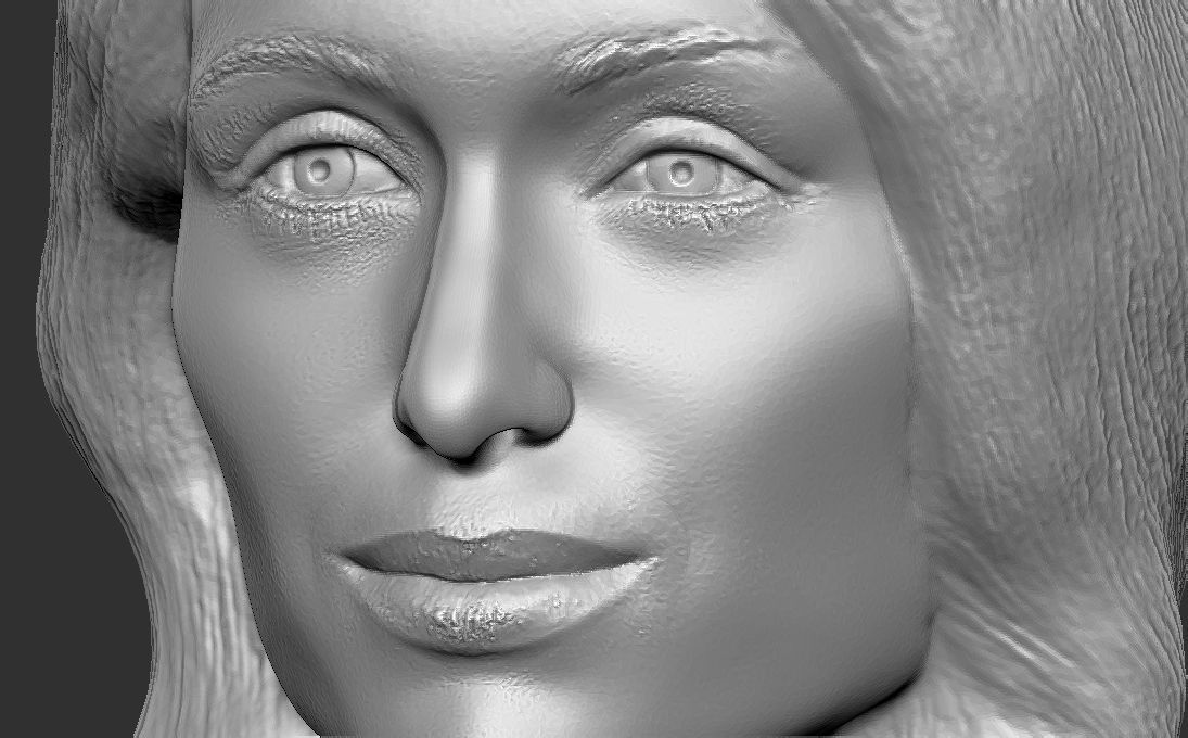 Paris Hilton bust 3D printing ready stl obj formats 3D print model_18