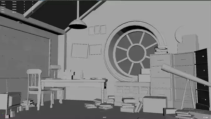 Astrologers lab 3D model